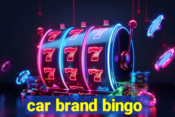 car brand bingo