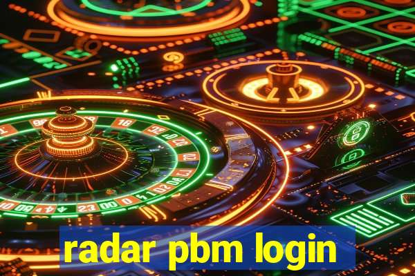 radar pbm login