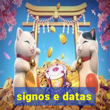 signos e datas