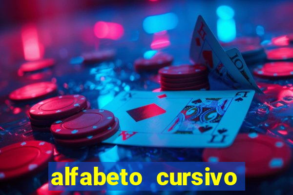 alfabeto cursivo pontilhado para imprimir pdf