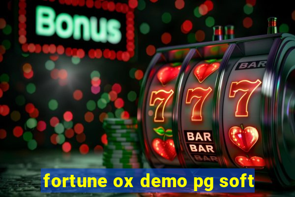 fortune ox demo pg soft