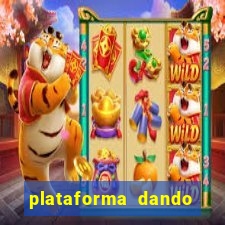 plataforma dando bonus de cadastro