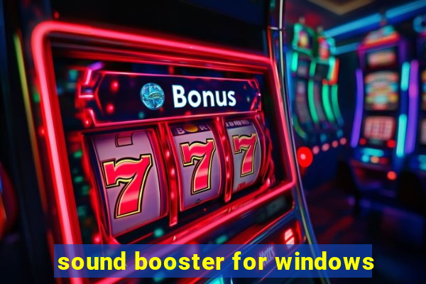 sound booster for windows