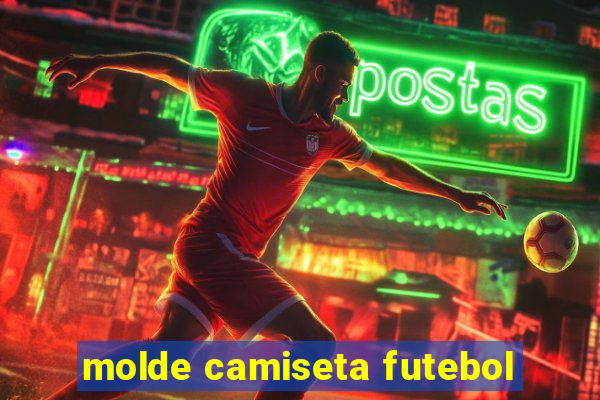 molde camiseta futebol