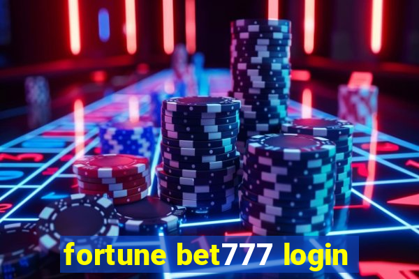 fortune bet777 login