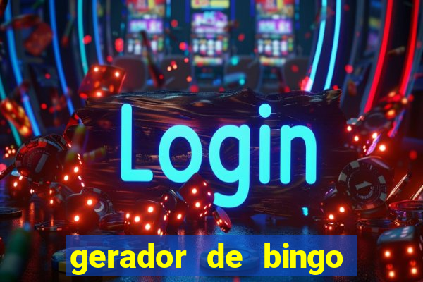 gerador de bingo de palavras