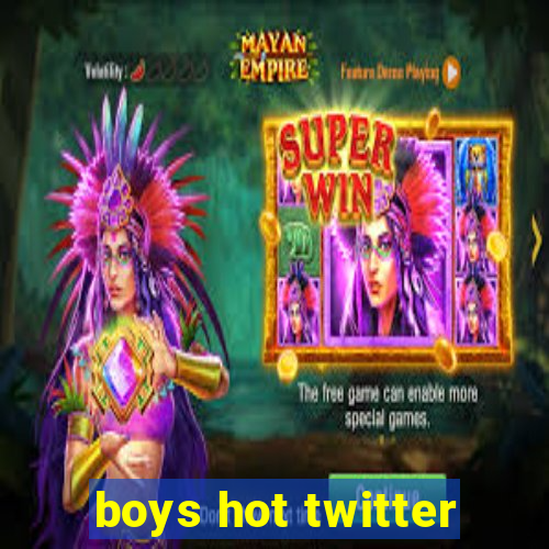 boys hot twitter