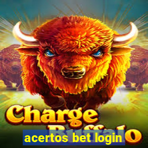 acertos bet login