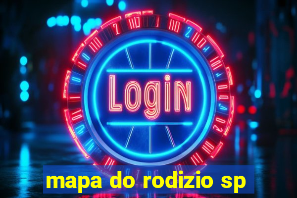 mapa do rodizio sp