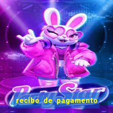 recibo de pagamento modelo word