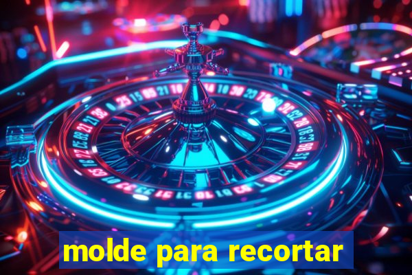 molde para recortar