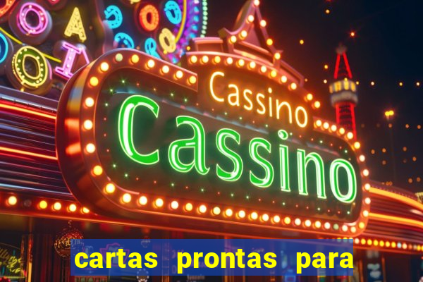 cartas prontas para retiro espiritual
