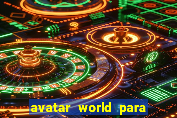 avatar world para colorir e imprimir