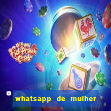 whatsapp de mulher de programa
