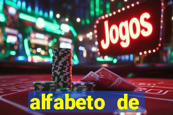 alfabeto de caligrafia bonita