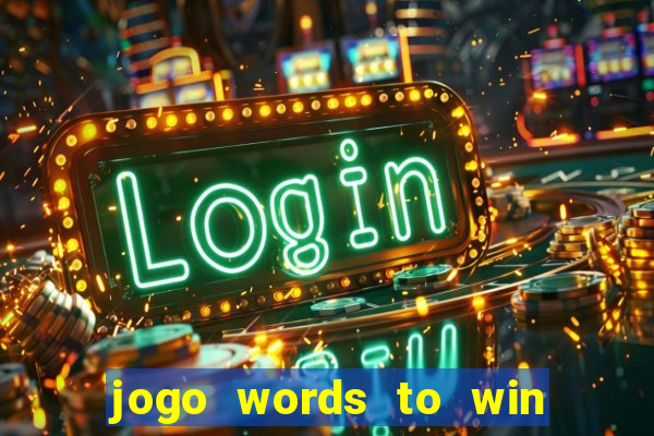 jogo words to win paga mesmo