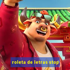 roleta de letras stop