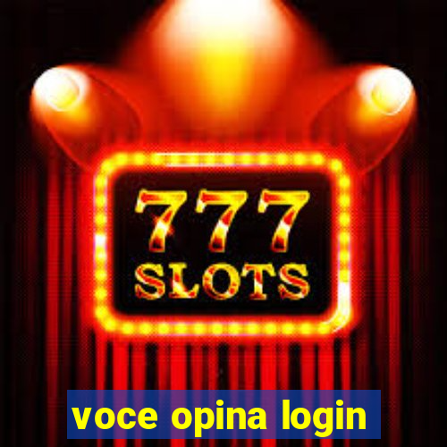 voce opina login