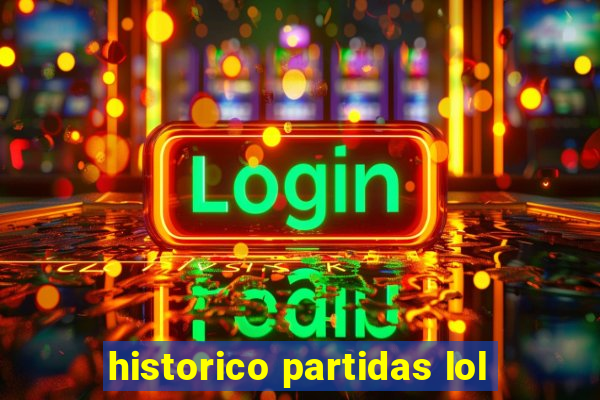 historico partidas lol