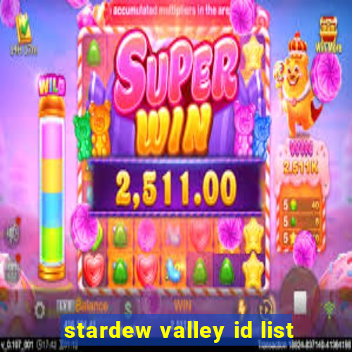 stardew valley id list