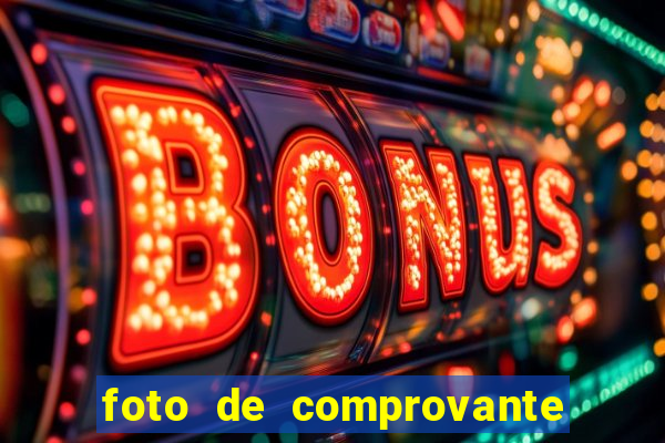 foto de comprovante de pix falso